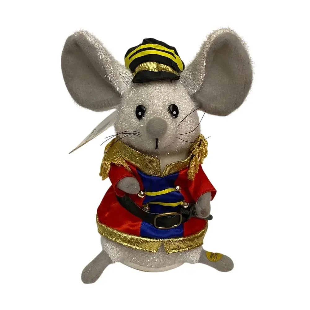Vintage Gemmy Christmas Toy Soldier Singing and Dancing Mouse